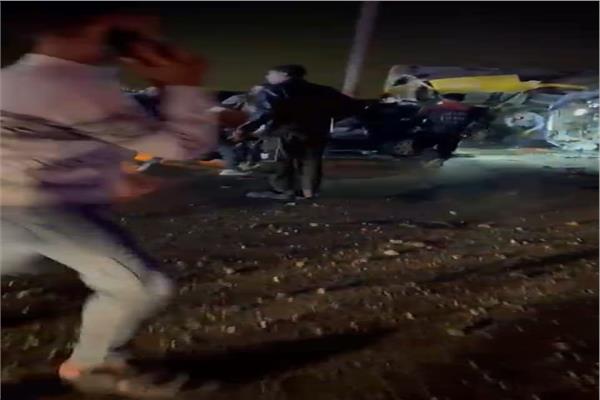 حادث تصادم طريق السويس