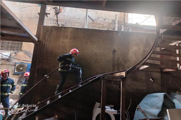 حريق بمسرح الإسكندرية