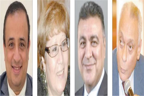 د.حسن مكاوى و ياسر عبدالعزيز و د.ليلى عبدالمجيد ود. أشرف جلال