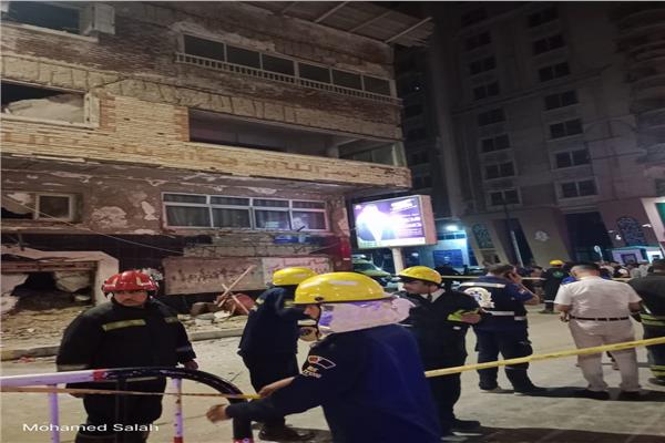  انهيار أجزاء من عقار بالعصافرة 