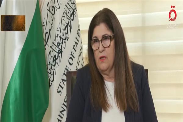 وزيرة الخارجية الفلسطينية فارسين أغابكيان شاهين