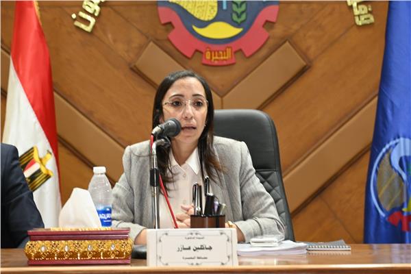 الدكتورة جاكلين عازر محافظ البحيرة