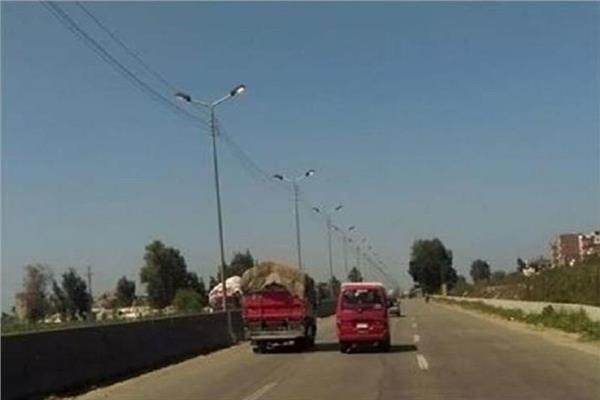 الطريق الزراعي بالقليوبية