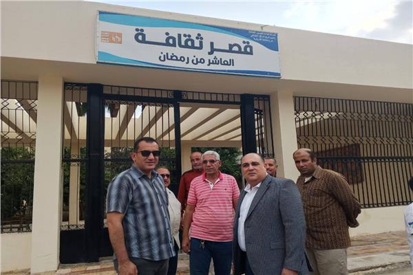 خالد اللبان يتفقد قصر ثقافة العاشر من رمضان ويوجه بخطة تطوير شاملة