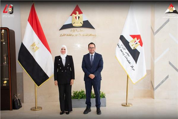 الدكتور أسامة الجوهري والدكتورة شيرين محرم