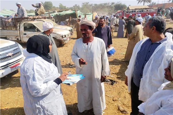 بيطرى أسوان :تحصين 12 ألف و681 رأساً من الماشية ضد الأمراض الوبائية