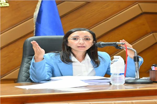 الدكتورة جاكلين عازر  محافظ البحيرة