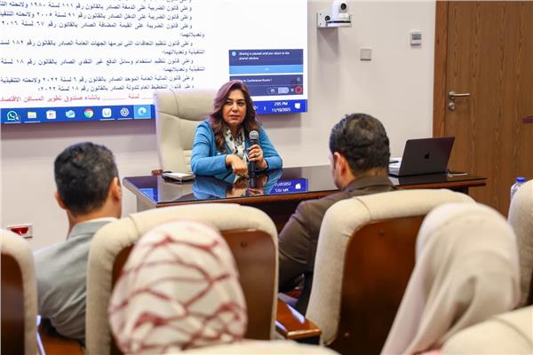 وزيرة التنمية المحلية تلتقى بمتدربى  "الحزم التدريبية لكوادر الإدارة الحكومية