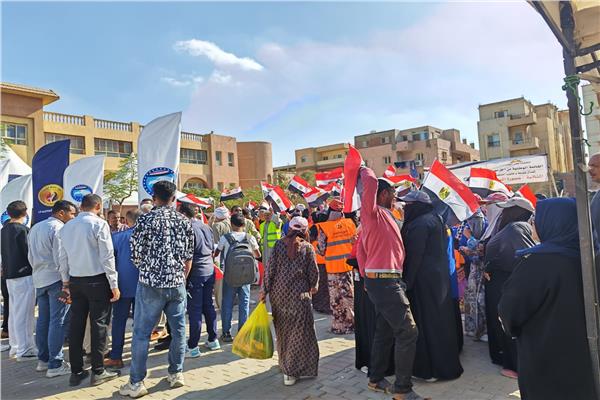توافد للناخبين على لجان 6 أكتوبر