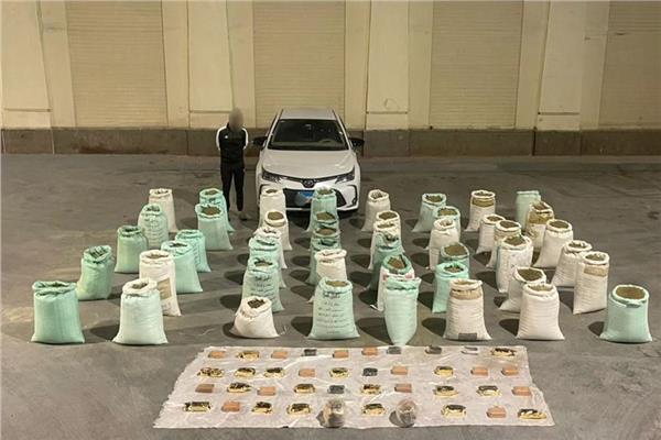 الداخلية تُحبط تهريب 1.5 طن مخدرات في الإسماعيلية بـ95 مليون جنيه 