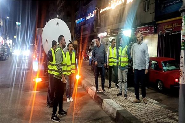  رئيس مياه البحيرة يشهد نموذج محاكاة لمواجهة الأمطار بنفق شبرا بدمنهور