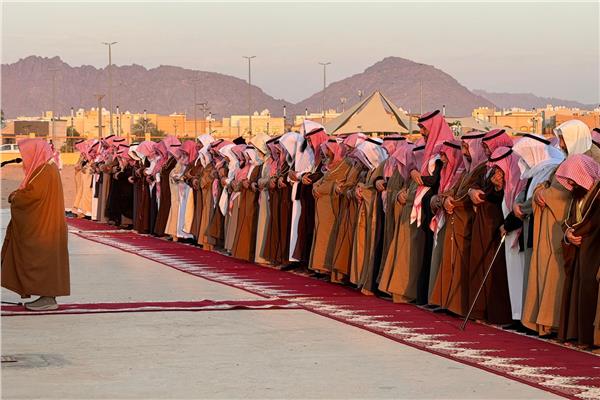 صورة من آداء صلاة الاستسقاء بالسعودية