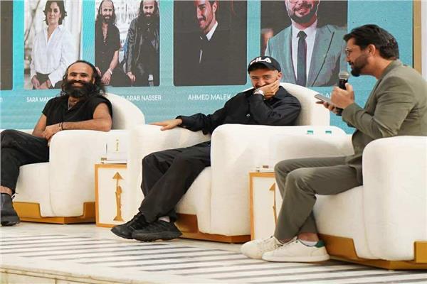أحمد مالك خلال فعاليات مهرجان القاهرة السينمائي