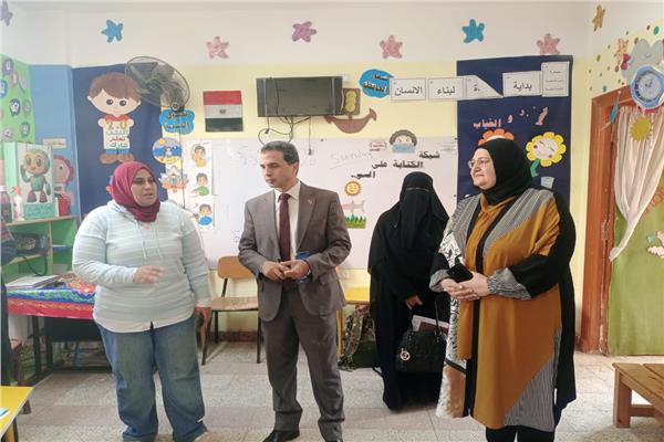 الدكتور علاء جودة خلال جولته التفقدية