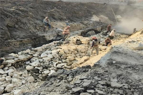 استمرار العمل في  تطوير كورنيش محور محلة منوف بطنطا