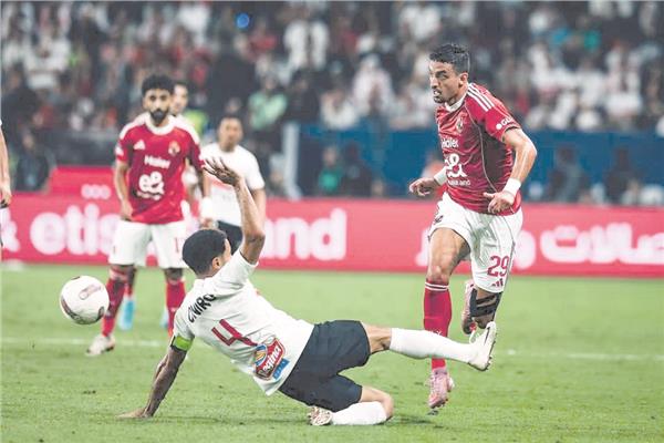 لقطة من مباراة الأهلى الأخيرة أمام الزمالك فى السوبر المصرى