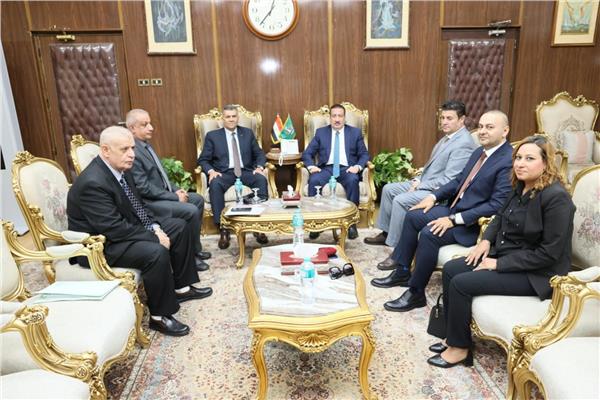 اللواء إبراهيم أبو ليمون - وفد الهيئة القومية للتأمين الاجتماعي 