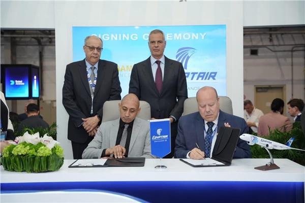 توقع إتفاقية لتقديم الخدمة الأرضية لشركة بيراميدز للطيران