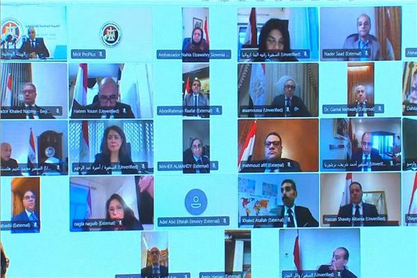 متابعة لجان تصويت المصريين بالخارج عبر الفيديو كونفرانس 
