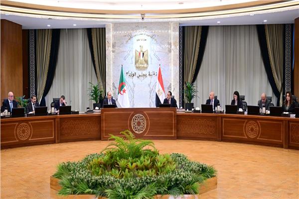 صورة من أعمال الدورة التاسعة للجنة العليا المصرية الجزائرية المشتركة