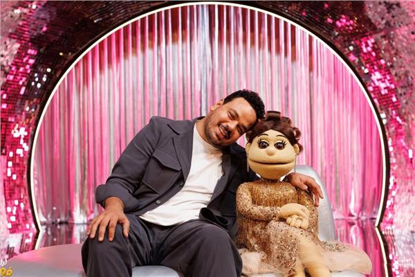 الفنان مصطفي غريب وآبلة فاهيتا