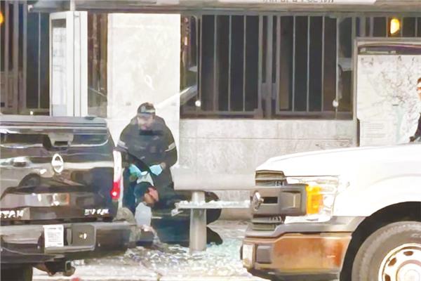 حادث اطلاق النار على جنديين من الحرس الوطنى فى العاصمة واشنطن