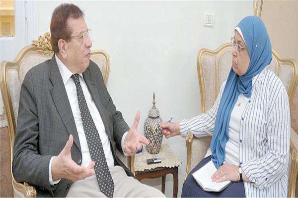 د. حسن وجيه خلال حواره مع «الأخبار»