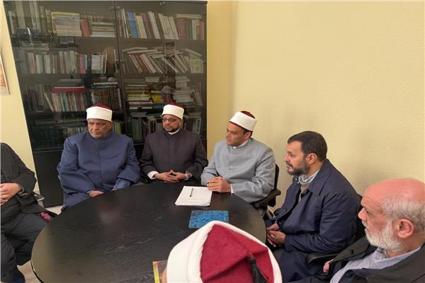 وفد الأزهر يلتقي مسئولي المفوضية الإسلامية بإسبانيا 