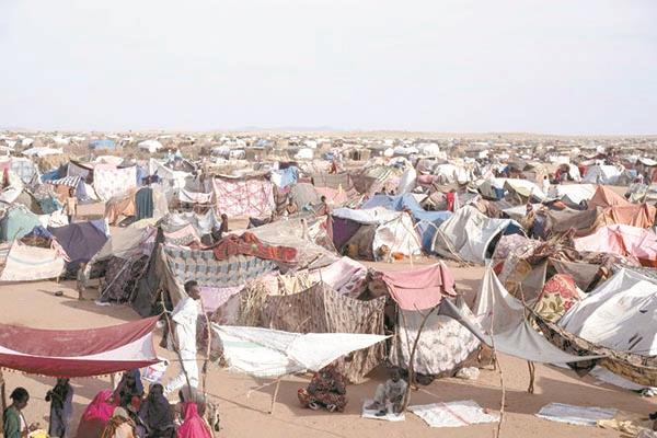 نزوح جماعى للمدنيين فى السودان