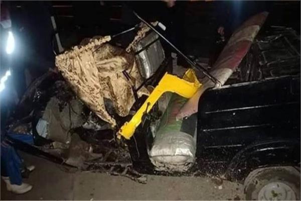  حادث تصادم توك توك