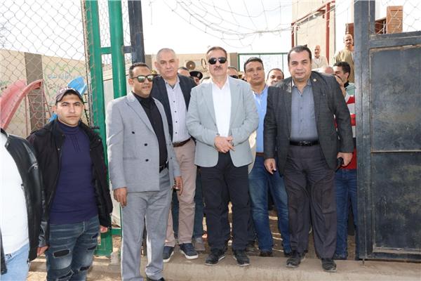 محافظ المنوفية يطلق شارة بدء التشغيل التجريبي