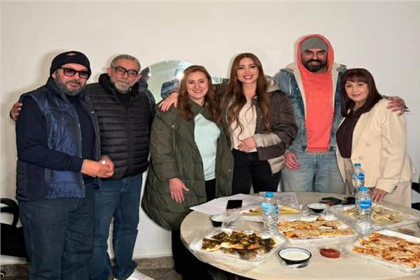 بروفات نسرين طافش وأحمد صلاح حسني