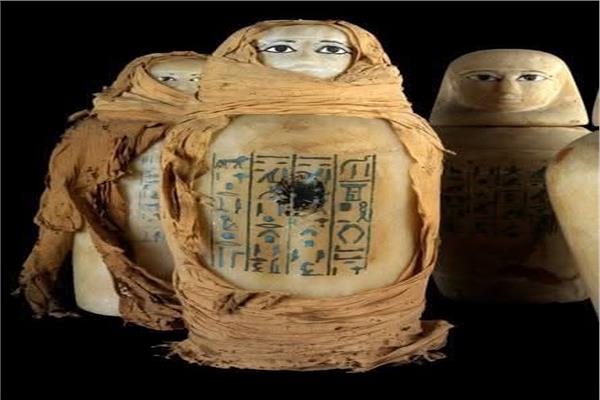 حراس الأحشاء وكنوز الطقوس الجنائزية 