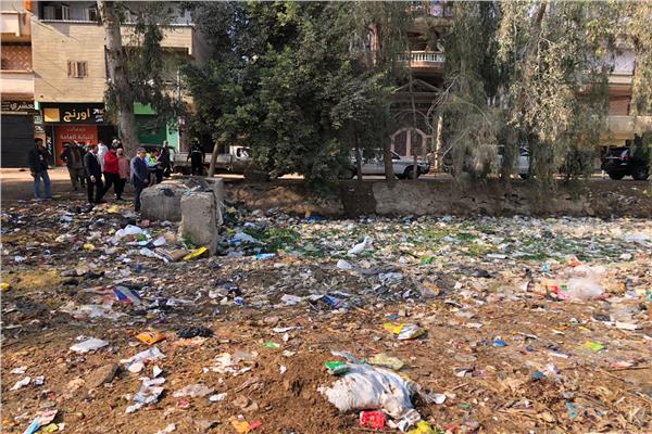 تطهير ترعة تلبانة ورفع  القمامة