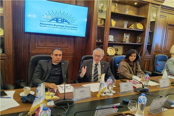 محمد هنو رئيس جمعية رجال الأعمال بالإسكندرية