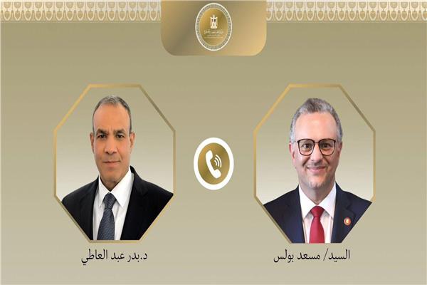 د. بدر عبد العاطي وزير الخارجية والهجرة ومسعد بولس 