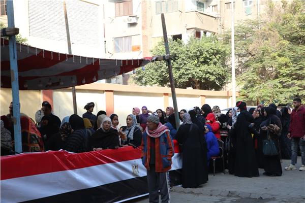 إقبال كبير على التصويت في جولة الإعادة لانتخابات مجلس النواب 2025 بالبساتين