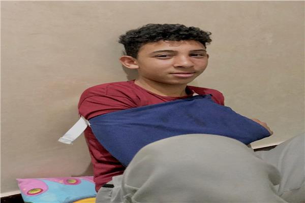 أحد ضحايا حادث إقليمي الجيزة