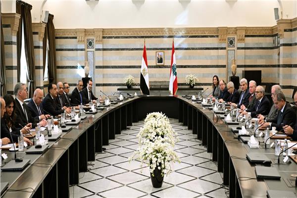  الدكتور مصطفى مدبولي والدكتور نواف سلام