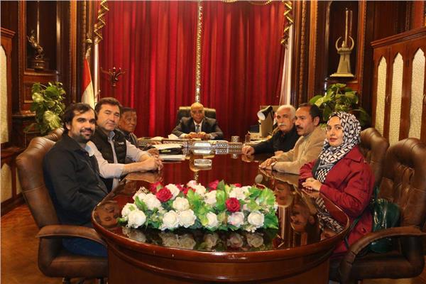 استقبل مركز بحوث الصحراء وفدًا علمياً من جامعة سلجوق بمدينة قونيا بجمهورية تركيا