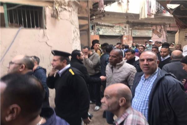انهيار عقار امبابة