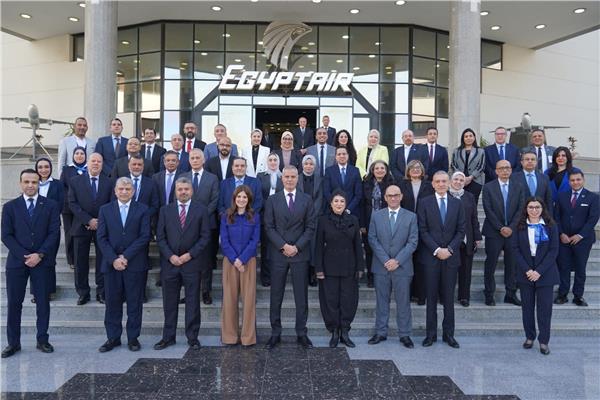 قيادات مصر للطيران ومايكروسوفت
