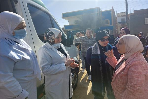 القافلة الطبية بقرية العقادة بالإسماعيلية 