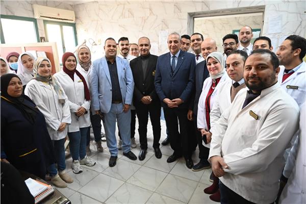 محافظ الغربية يفتتح اعَمال التطوير بمستشفي المحلة العام واقسام جديدة لاول مره 