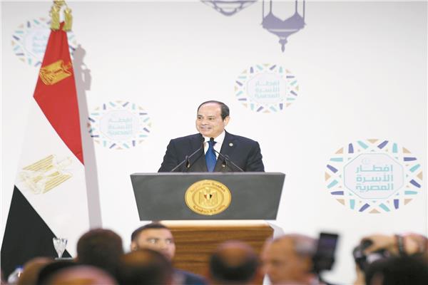 كلمة الرئيس عبد الفتاح السيسى خلال حفل إفطار الأسرة المصرية يوم ٦ أبريل ٢٠٢٤