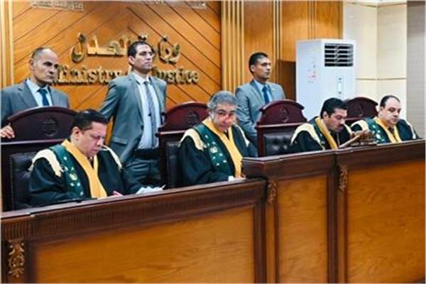 هيئة المحكمة برئاسة المستشار سامح عبد الحكم