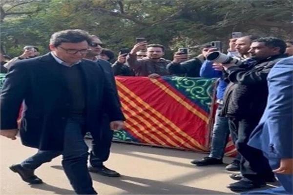  وزير الثقافة فى جنازة المخرج الكبير داوود عبدالسيد