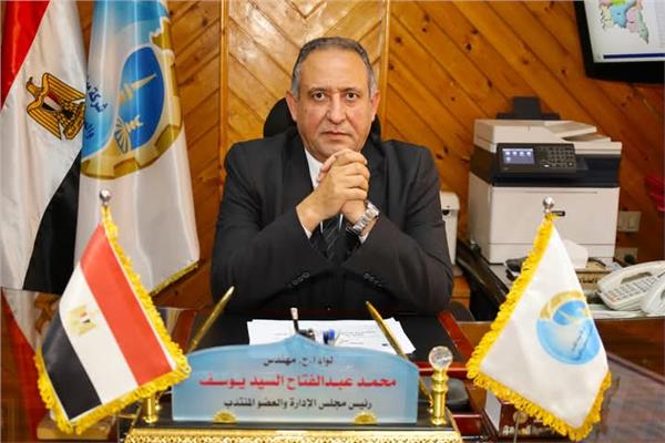 اللواء محمد عبدالفتاح رئيس مجلس إدارة شركة مياه الشرب والصرف الصحي بالغربية