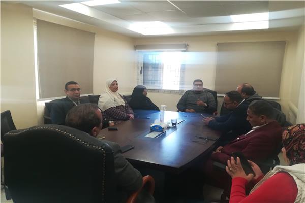 وفد رفيع المستوى من وزارة الصحة والسكان