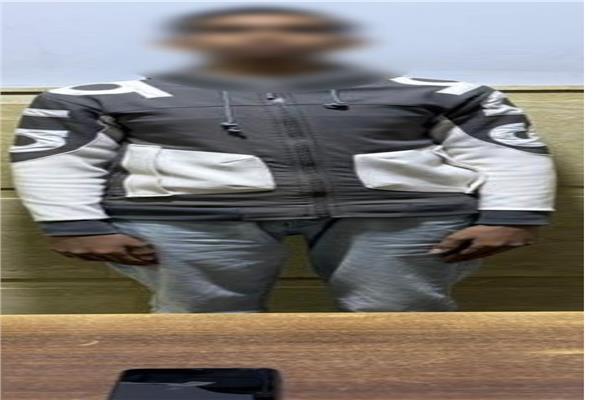 المتهم بعد القبض عليه